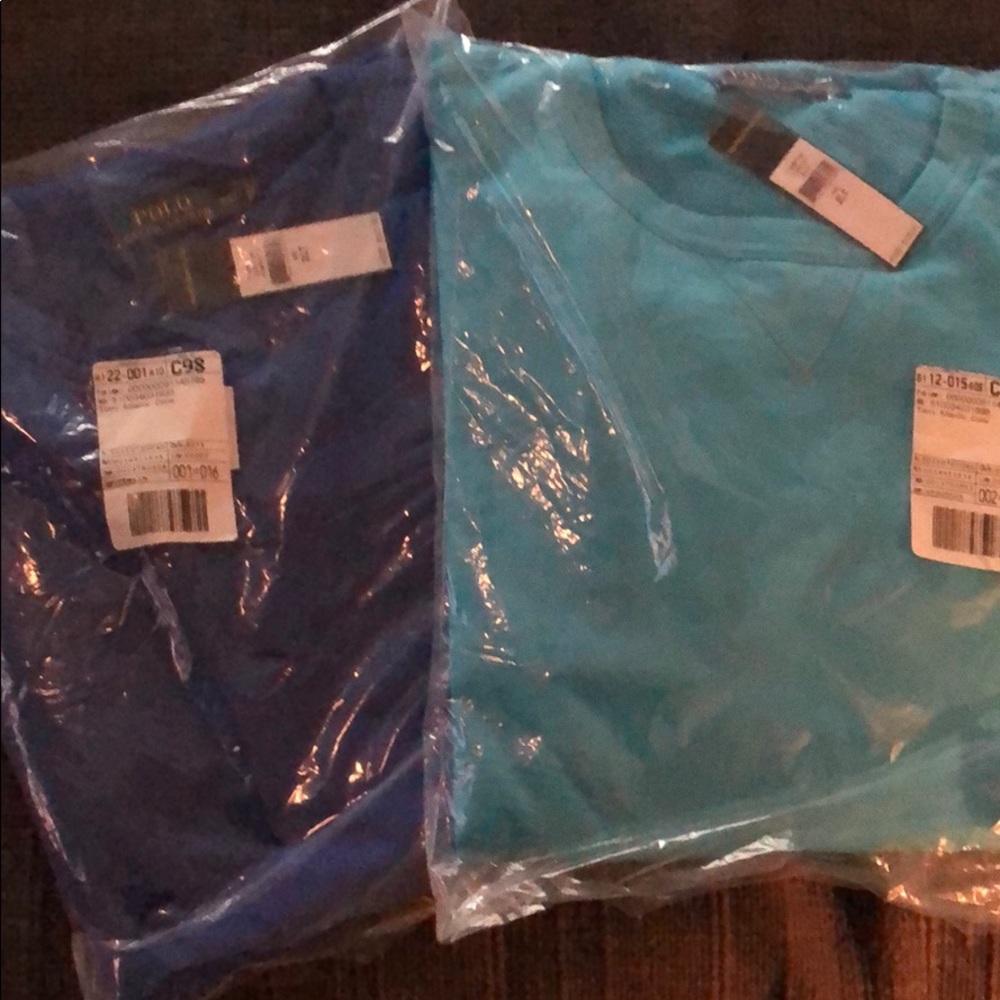 Two (2) POLO RALPH LAUREN SWEAT SHIRT XXL TALL